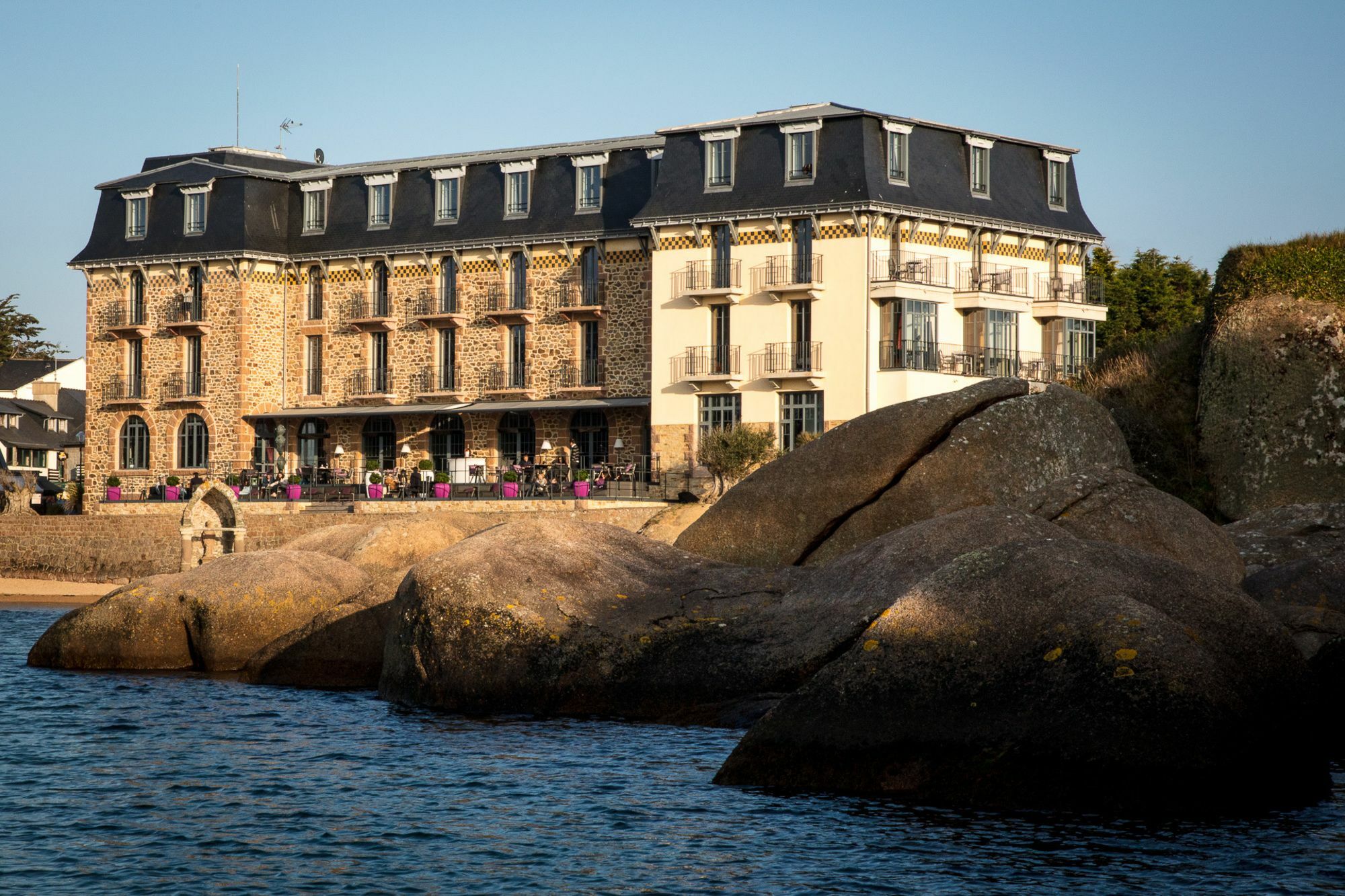 Hotel Castel Beau Site Perros-Guirec Exterior foto